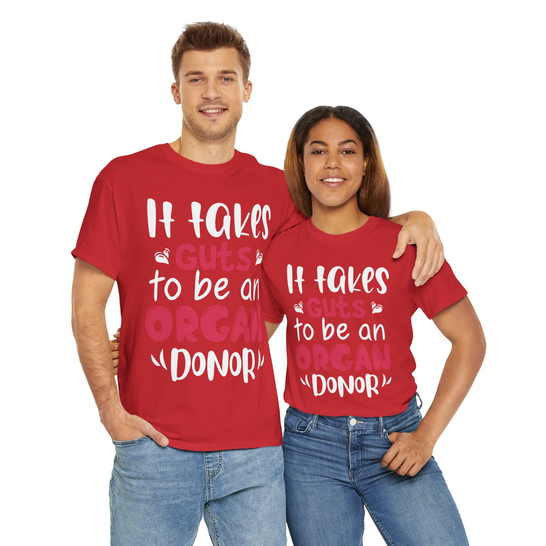 It Take Guts To Be An Organ Donor Unisex Heavy Cotton Tee