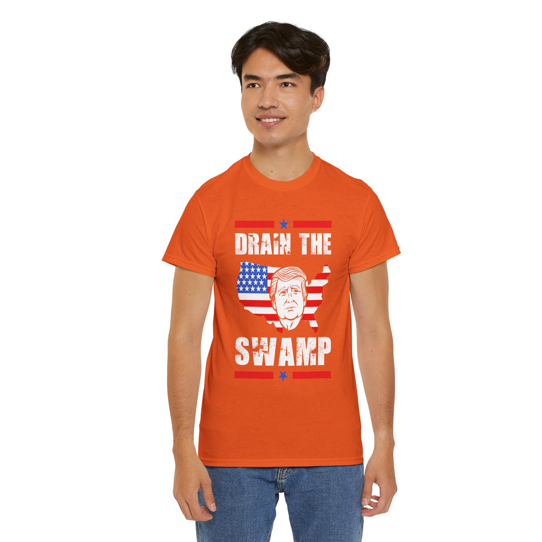 Drain The Swamp Unisex Heavy Cotton Tee