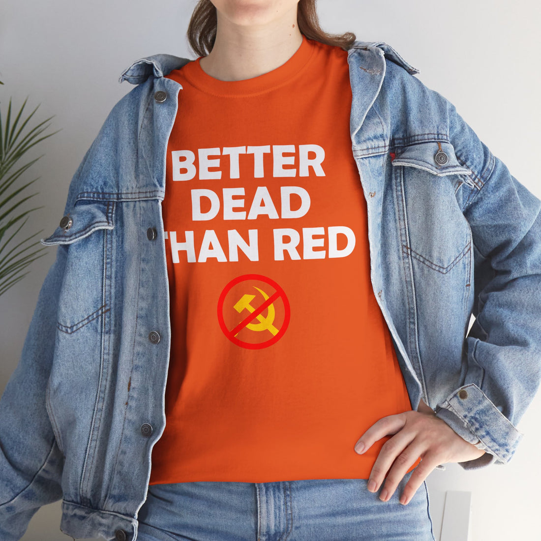 Better Dead Than Red Unisex Heavy Cotton Tee