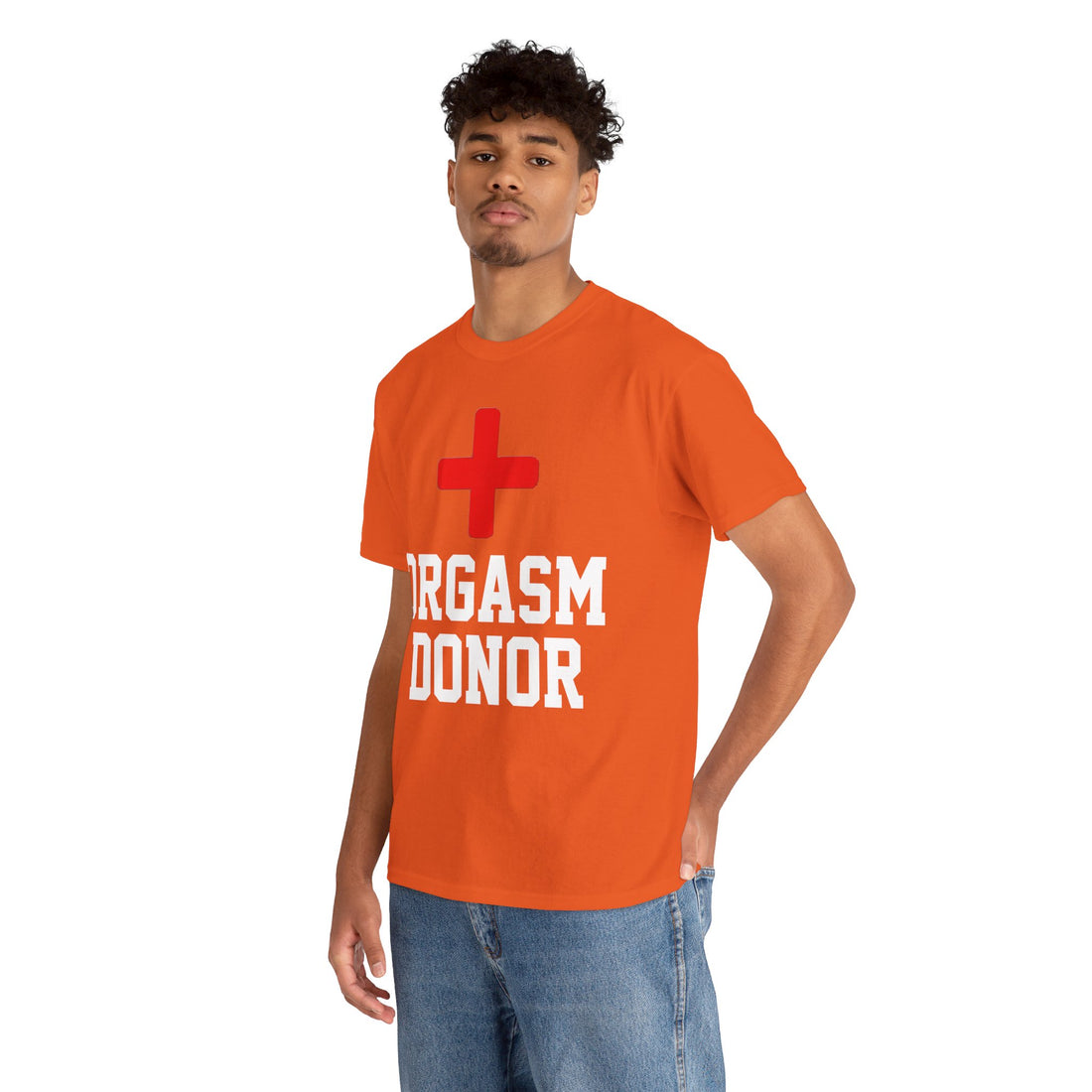 Orgasm Donor Unisex Heavy Cotton Tee