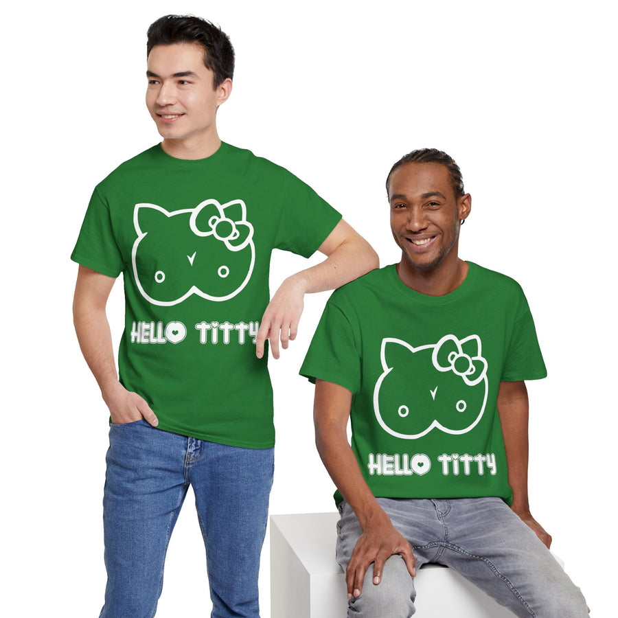 Hello Titty Unisex Heavy Cotton Tee