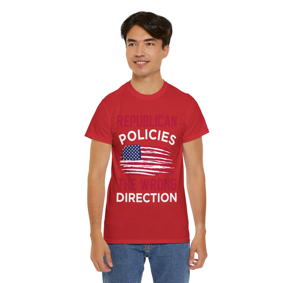 Republican Policies The Wrong Direction Unisex Heavy Cotton Tee