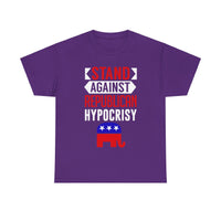 Stand Against Republican Hypocrisy Unisex Heavy Cotton Tee