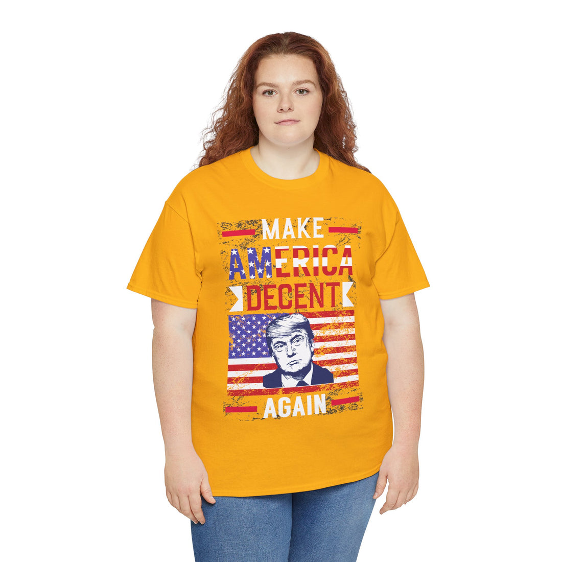 Make America Decent Again Unisex Heavy Cotton Tee