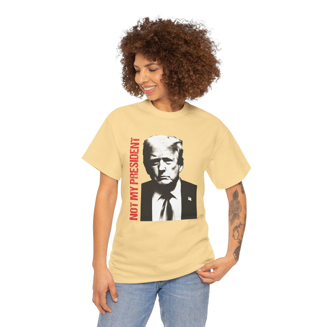 Not My President Unisex Heavy Cotton Tee