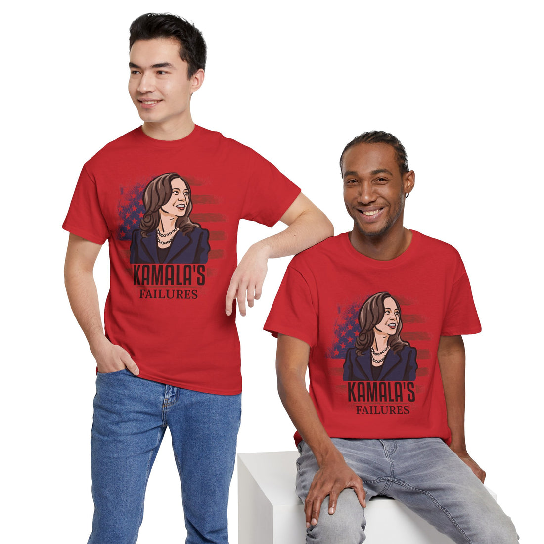 Kamala's Failures Unisex Heavy Cotton Tee