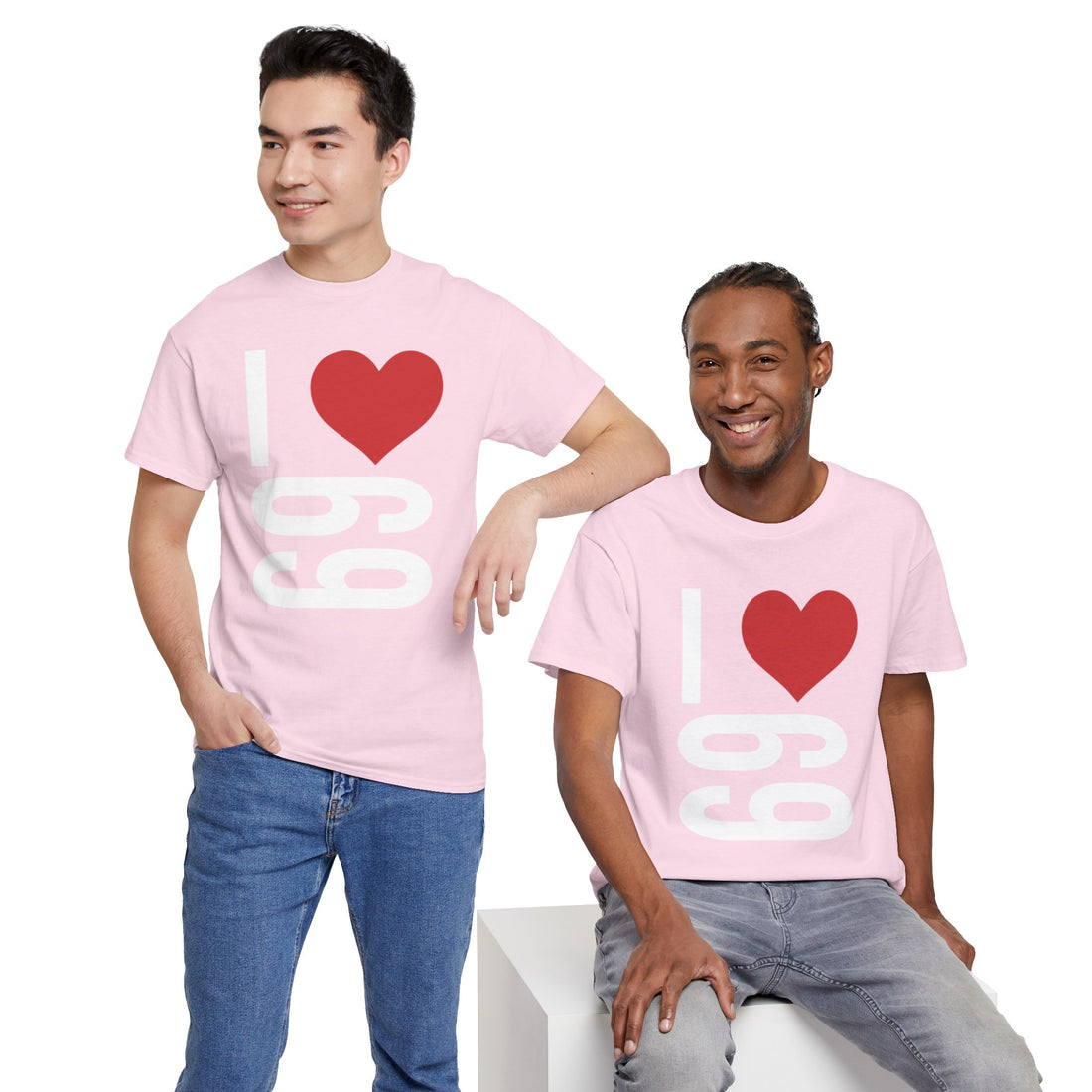 I Love 69 Unisex Heavy Cotton Tee