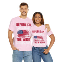 Republican Policies The Wrong Direction Unisex Heavy Cotton Tee