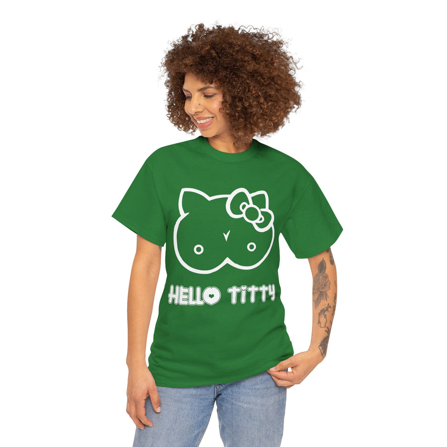 Hello Titty Unisex Heavy Cotton Tee