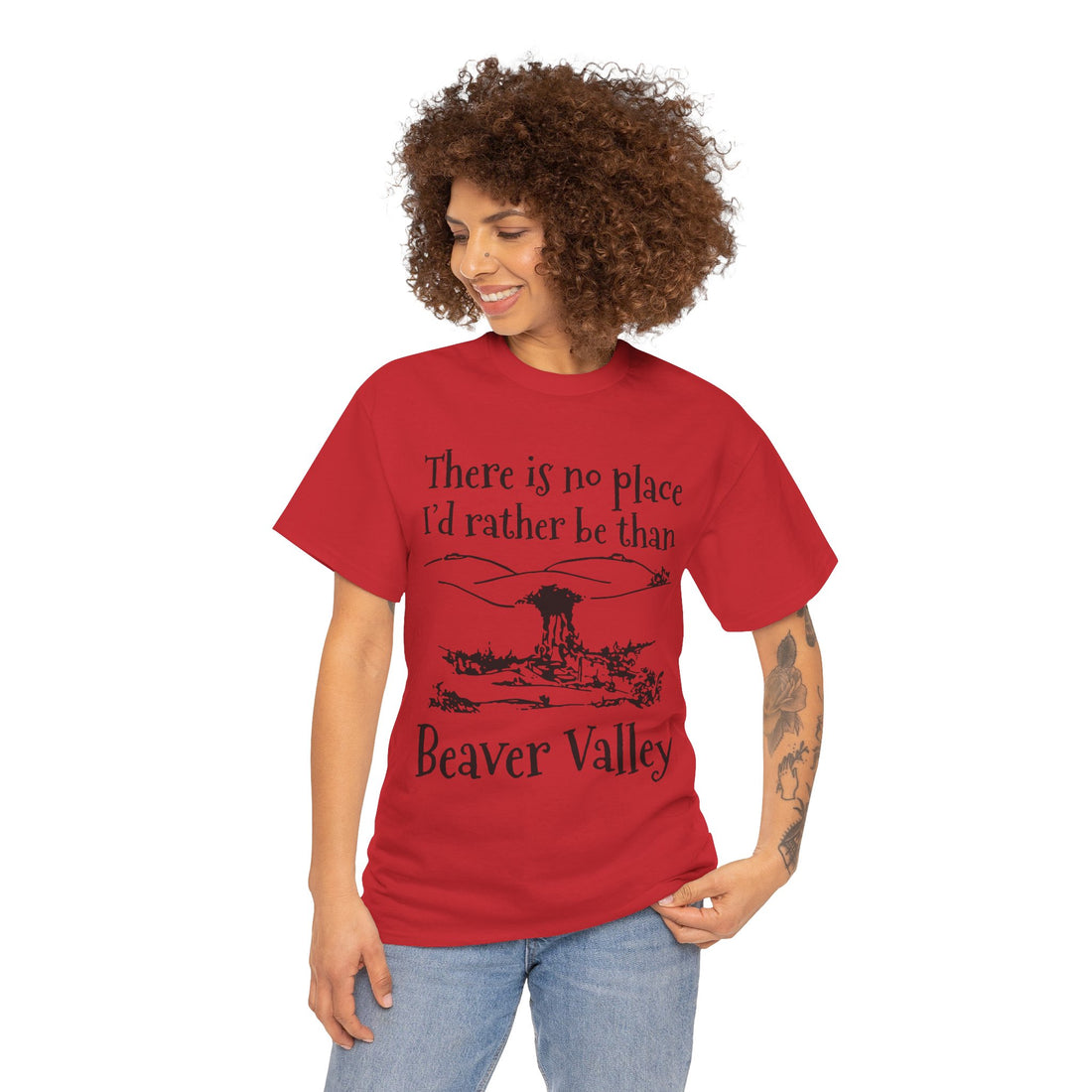 There Is No Place I'd Rather Be Than Bevear Valley Unisex Heavy Cotton Tee