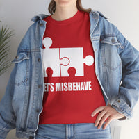 Let's Misbehave Unisex Heavy Cotton Tee