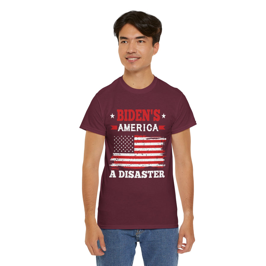 Biden's America A Disaster Unisex Heavy Cotton Tee