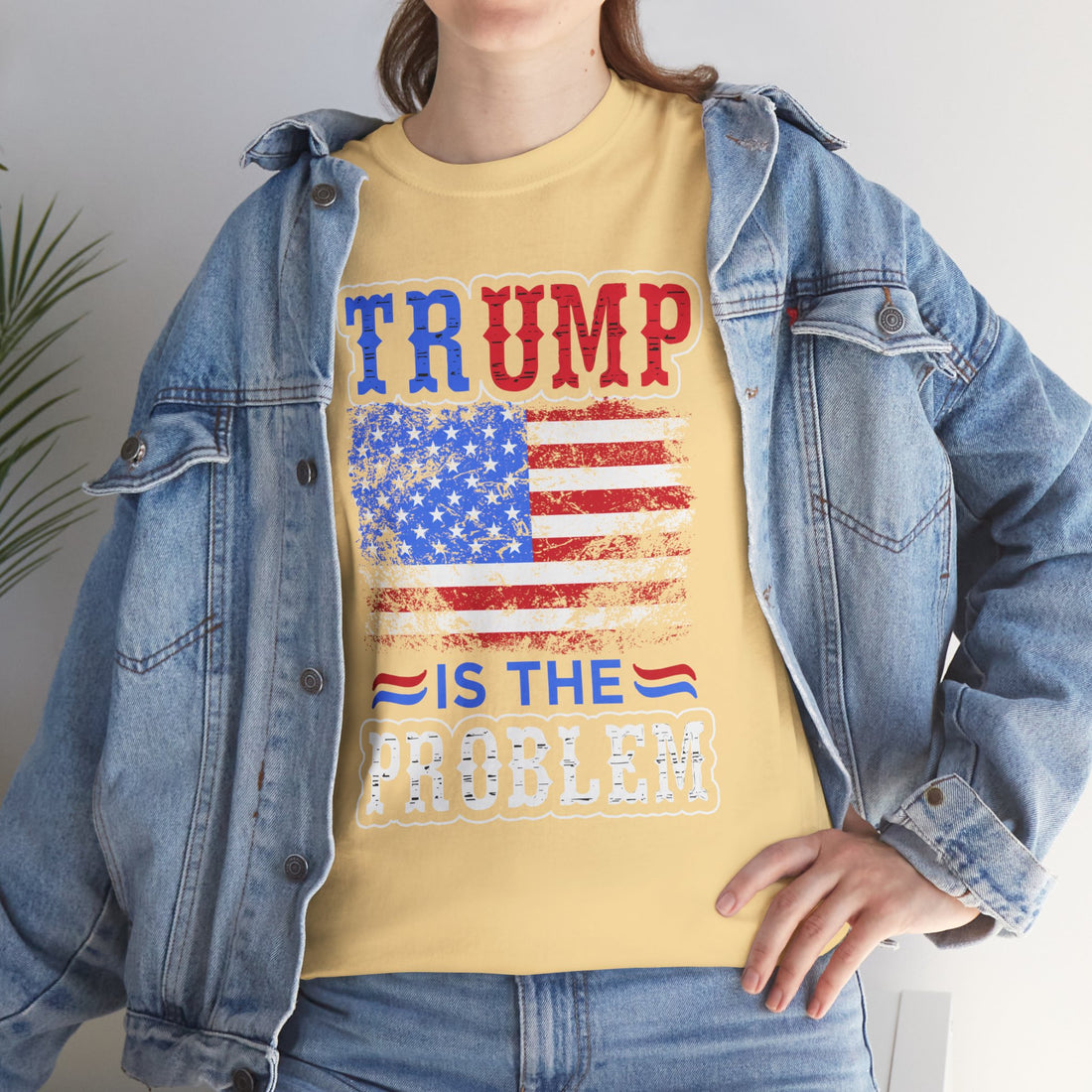 Trump Is The Problem Unisex Heavy Cotton Tee