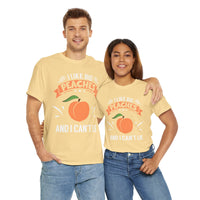 I Like Big Peaches I Can't Lie Unisex Heavy Cotton Tee