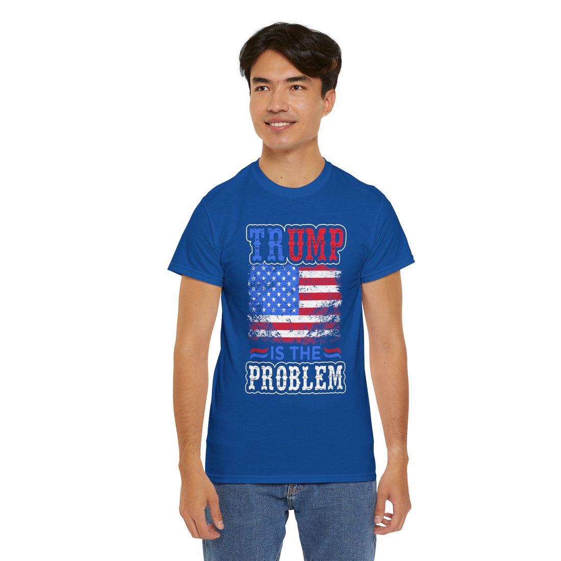 Trump Is The Problem Unisex Heavy Cotton Tee