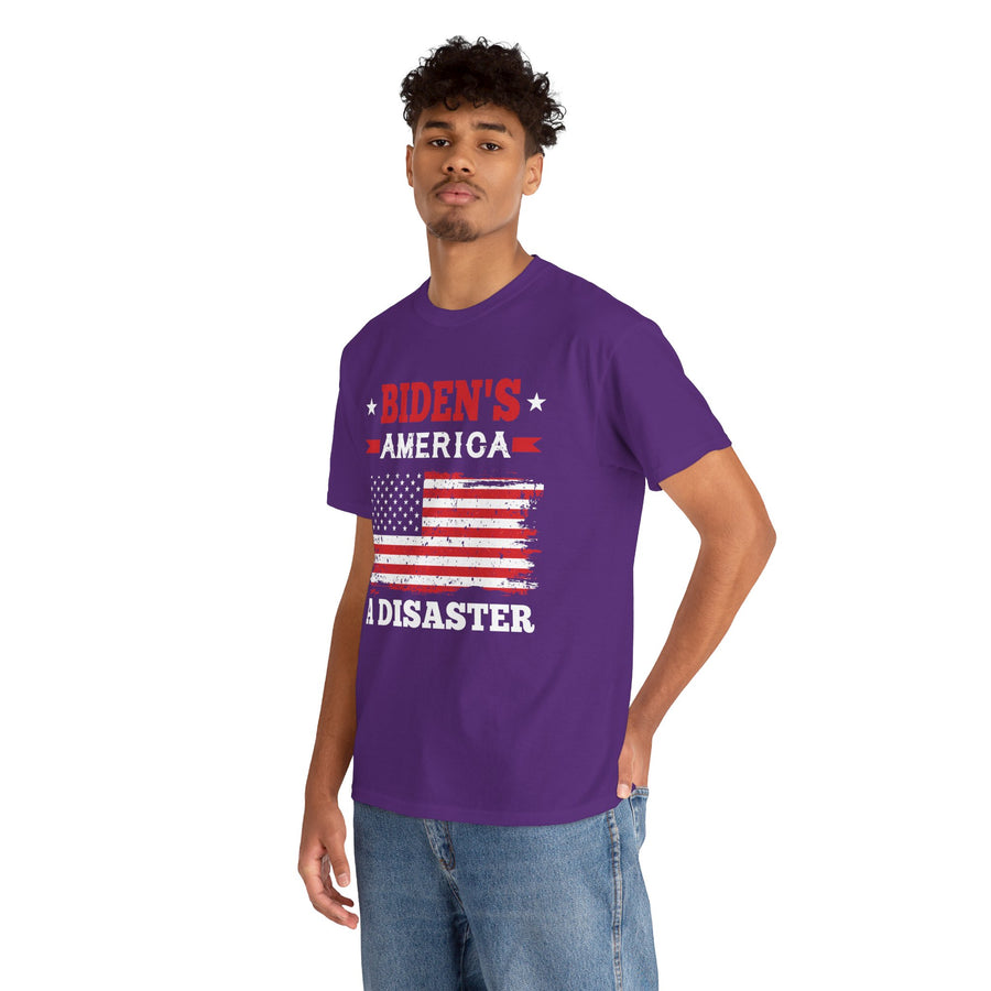 Biden's America A Disaster Unisex Heavy Cotton Tee