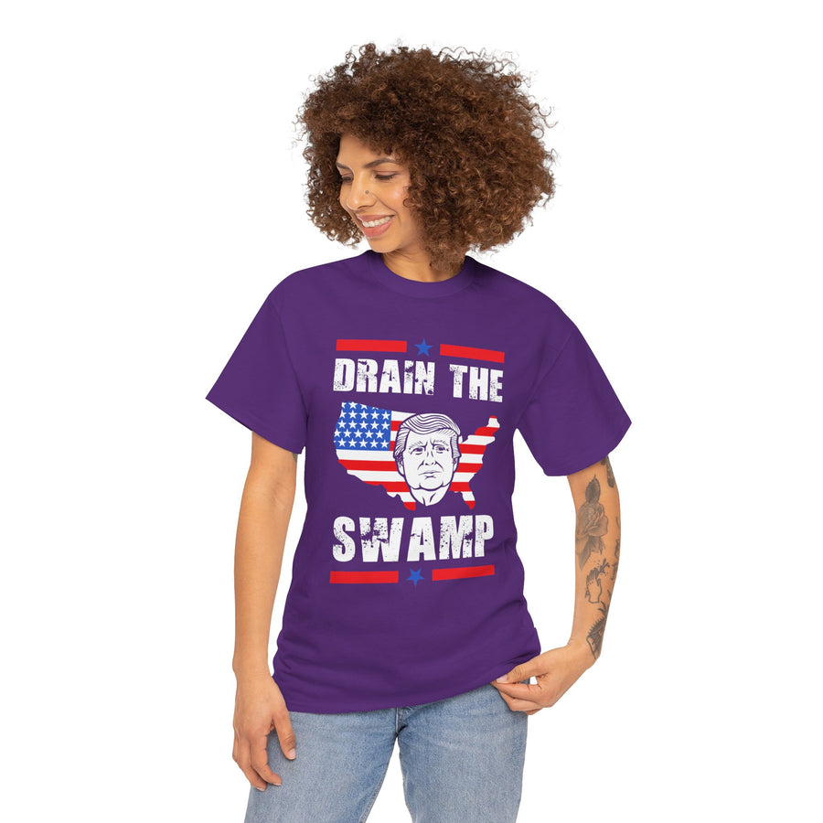 Drain The Swamp Unisex Heavy Cotton Tee