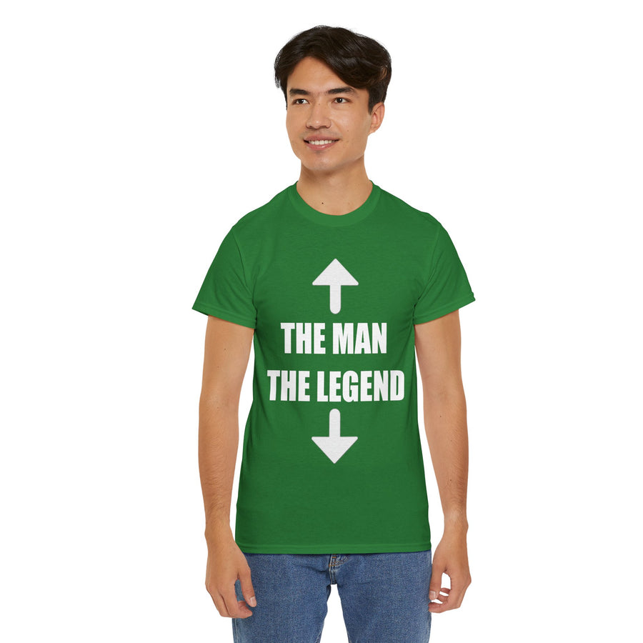 The Man The Legend Unisex Heavy Cotton Tee