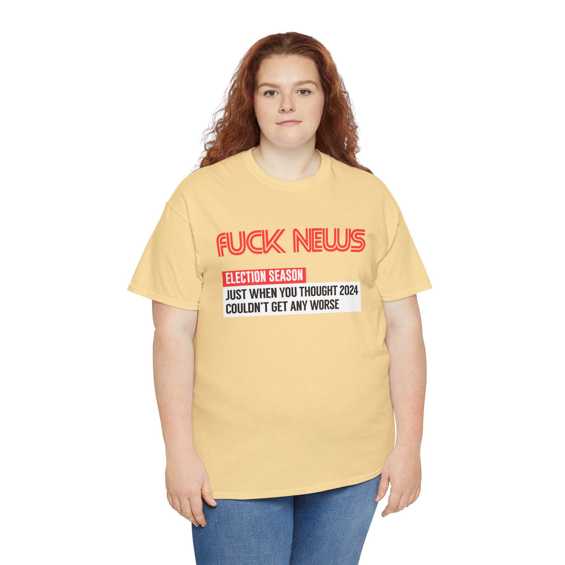 Fuck News Unisex Heavy Cotton Tee