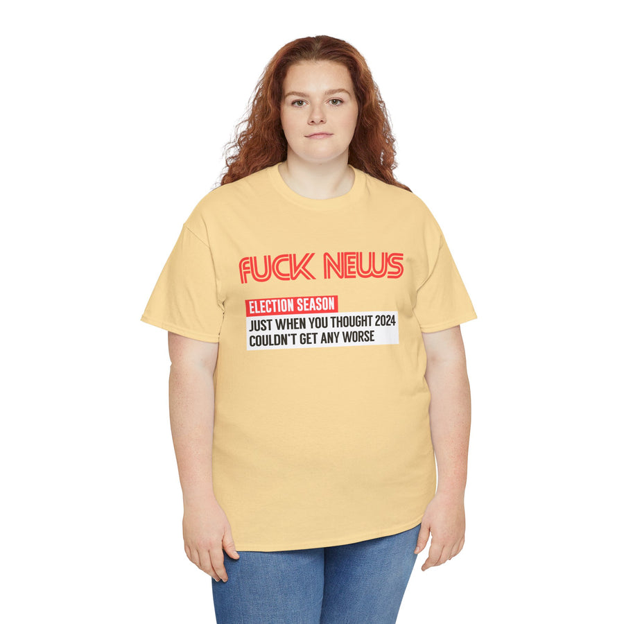 Fuck News Unisex Heavy Cotton Tee