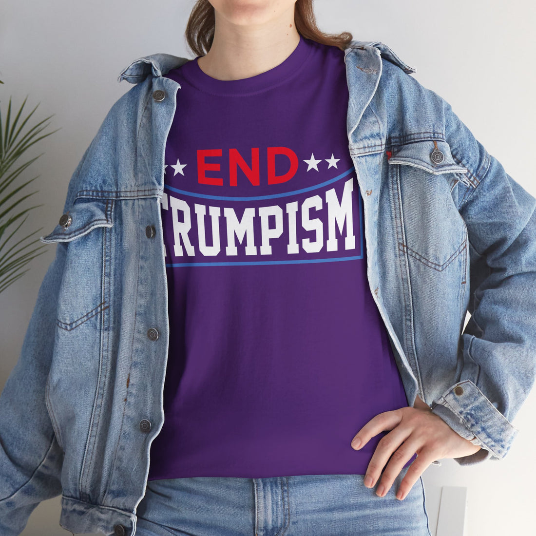 End Trumpism Unisex Heavy Cotton Tee