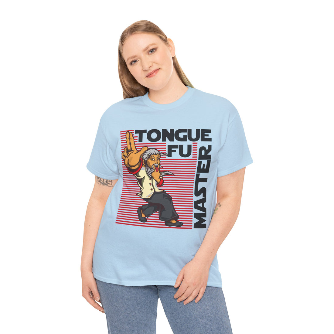 Tongue Fu Master Unisex Heavy Cotton Tee