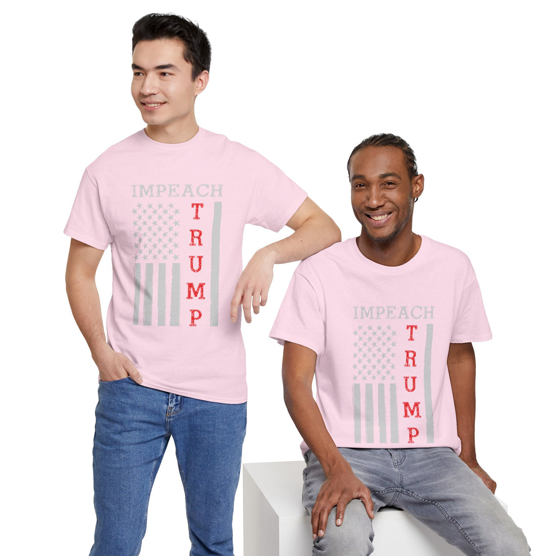 IMPEACH Trump Unisex Heavy Cotton Tee