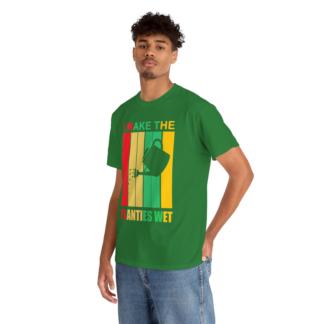 I Make The Planties Wet Unisex Heavy Cotton Tee