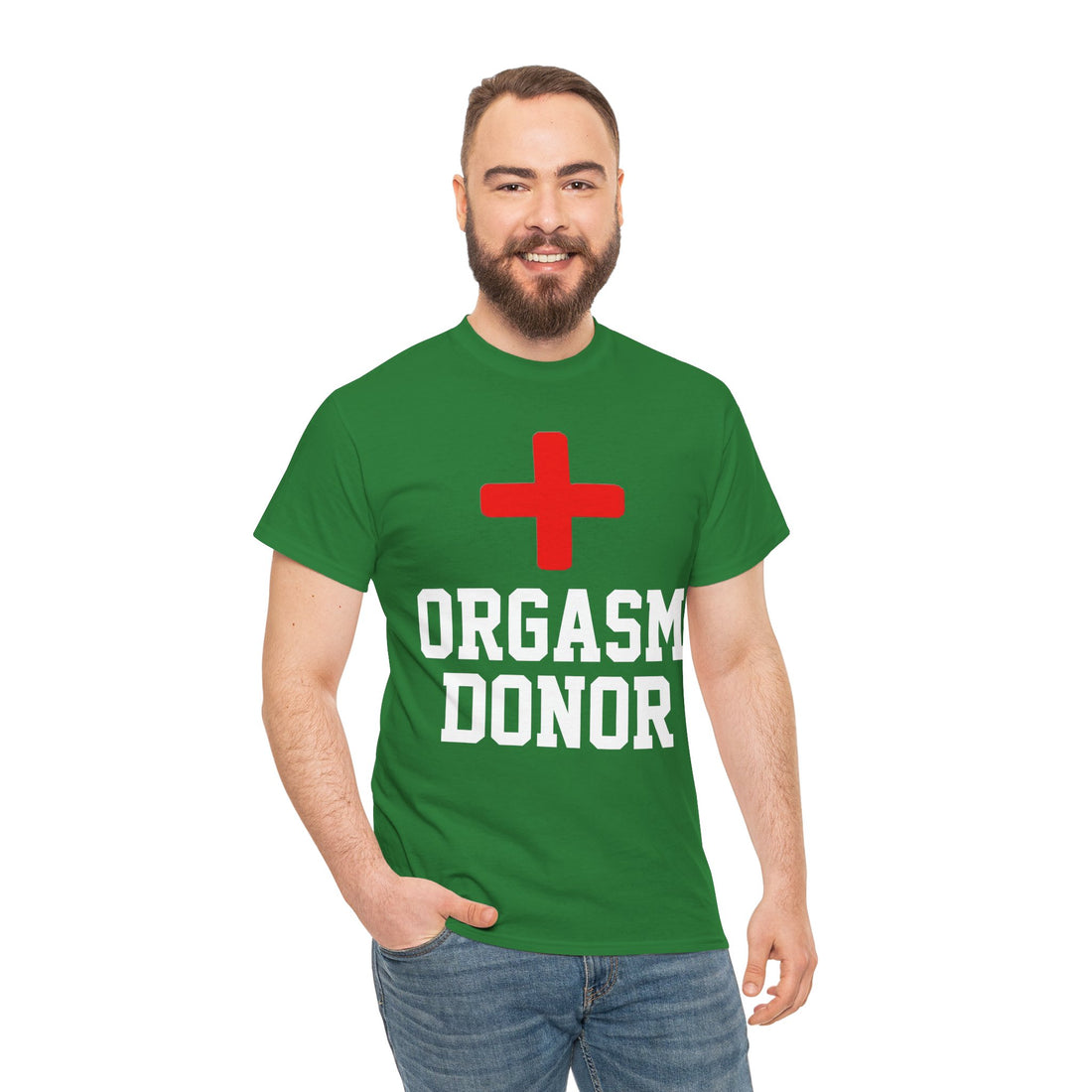 Orgasm Donor Unisex Heavy Cotton Tee