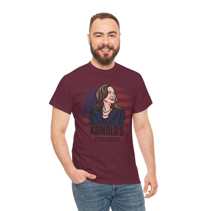 Kamala's Failures Unisex Heavy Cotton Tee