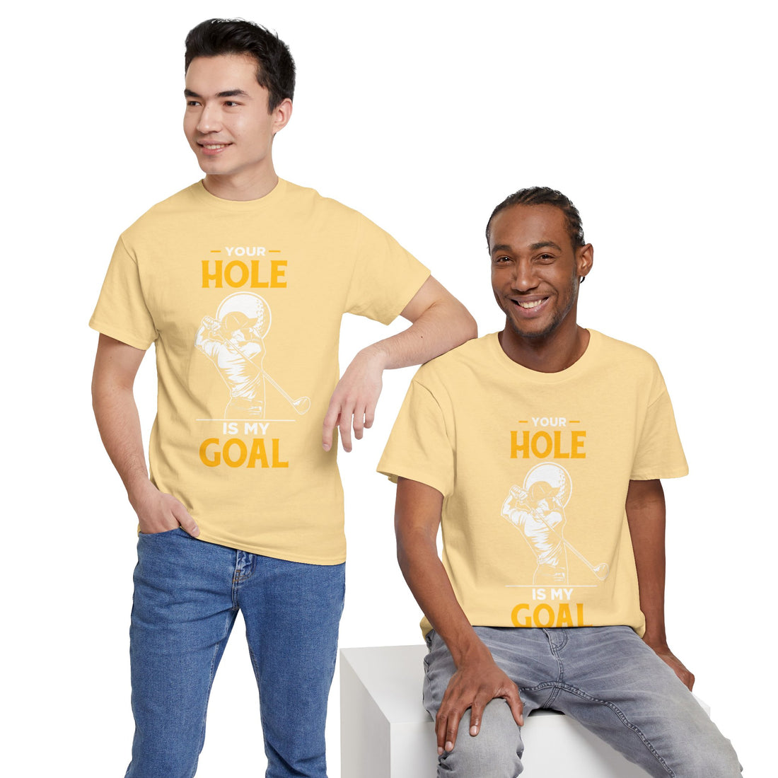 Your Hole Is My Goal Unisex Heavy Cotton Tee