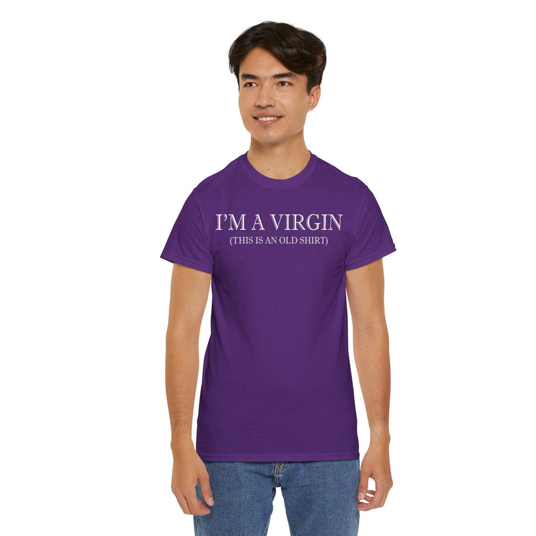 I'M Virgin This Is An Old Shirts Unisex Heavy Cotton Tee