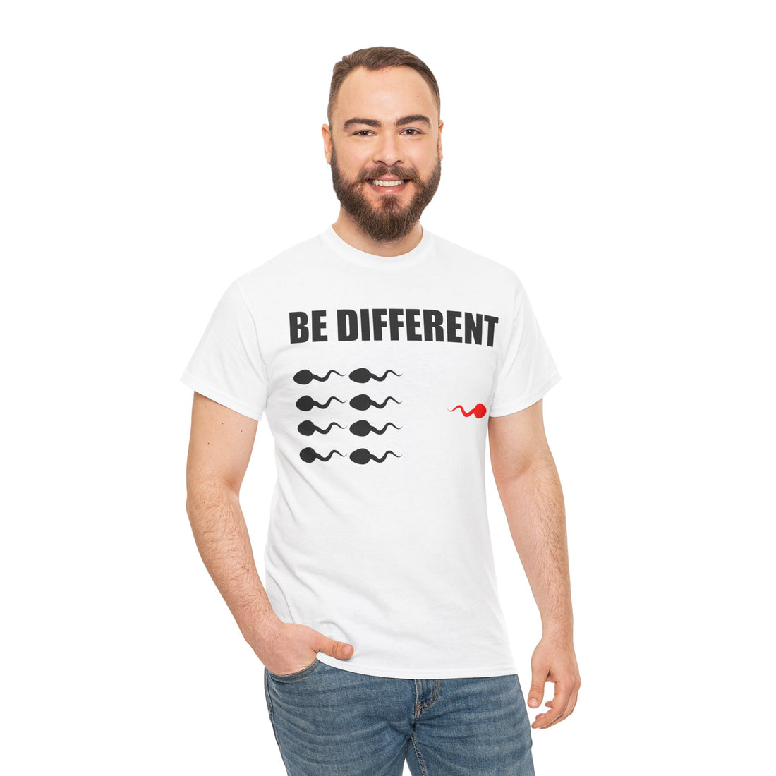 Be Different Unisex Heavy Cotton Tee