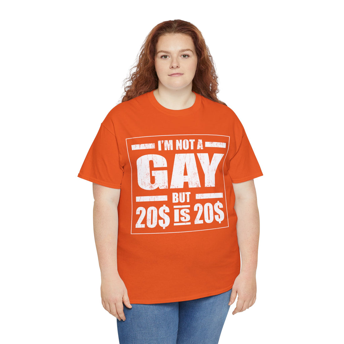 I'M Not Gay But Is 20 20 Unisex Heavy Cotton Tee