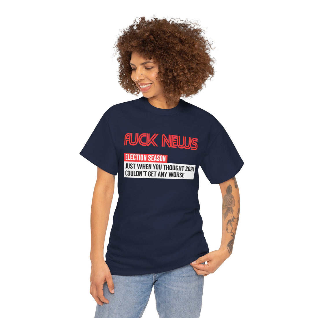 Fuck News Unisex Heavy Cotton Tee