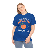 I Like Big Peaches I Can't Lie Unisex Heavy Cotton Tee