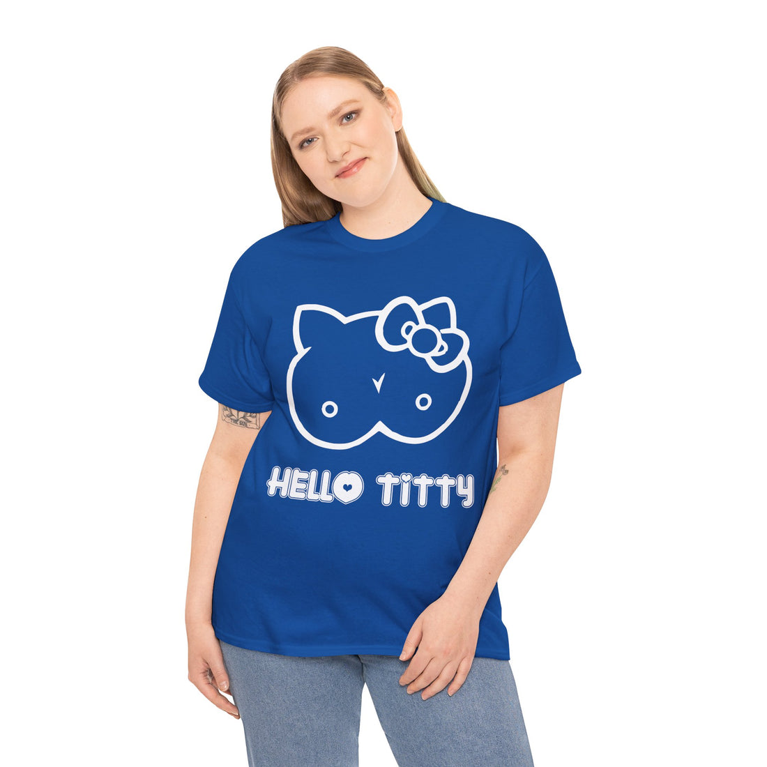 Hello Titty Unisex Heavy Cotton Tee