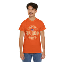 Stop The Republican Agenda! Unisex Heavy Cotton Tee