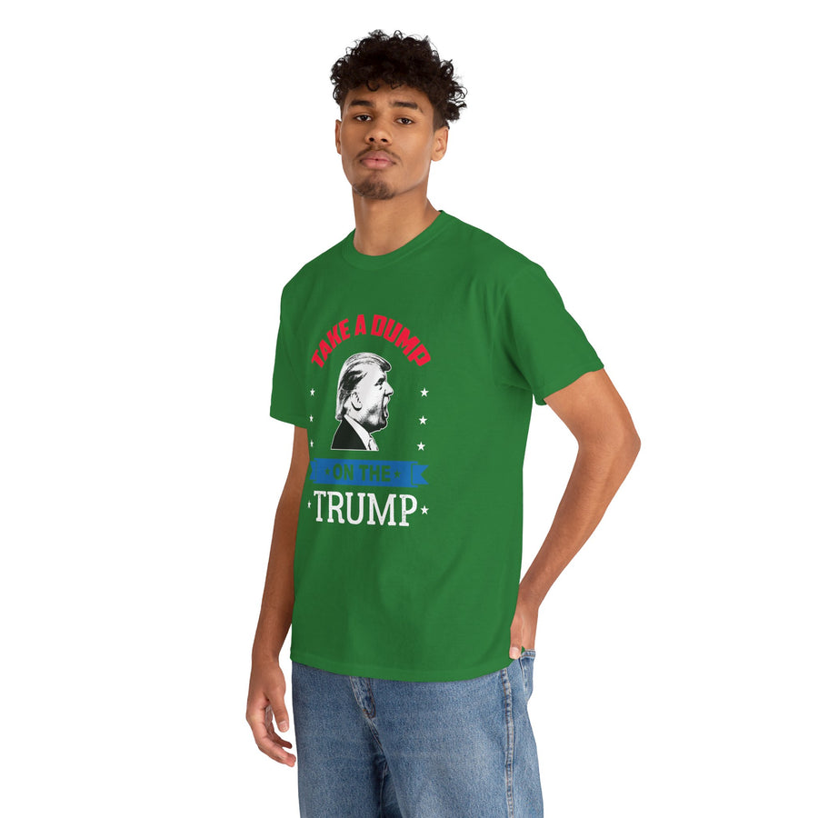 Take A Dump On The Trump Unisex Heavy Cotton Tee