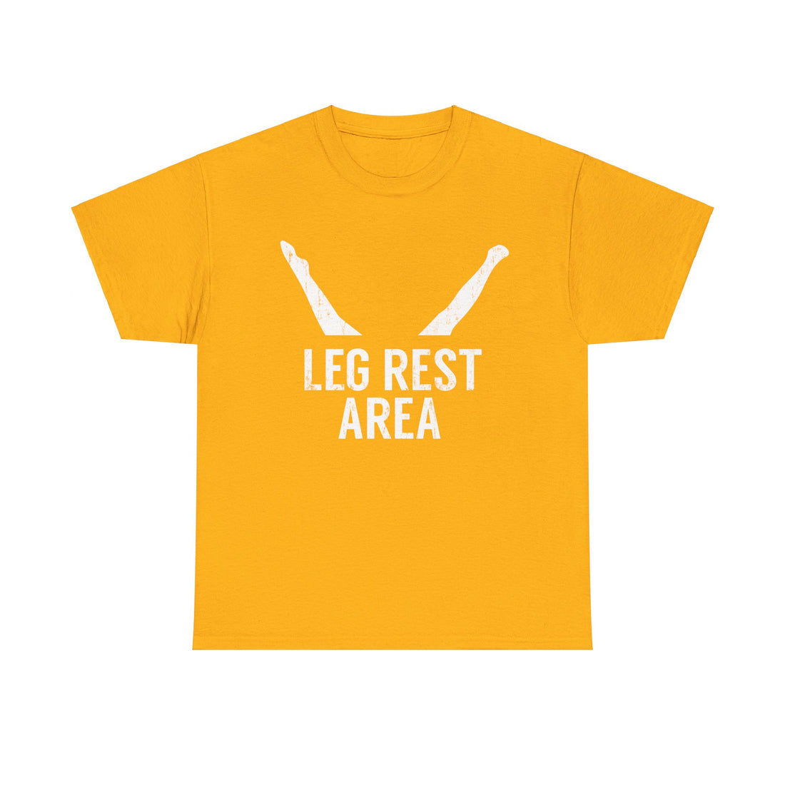 Leg Rest Area Unisex Heavy Cotton Tee