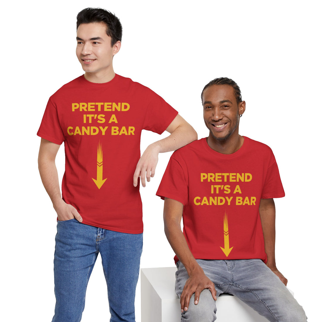 Pretend Its A Cany Bar Unisex Heavy Cotton Tee