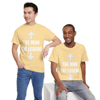 The Man The Legend Unisex Heavy Cotton Tee