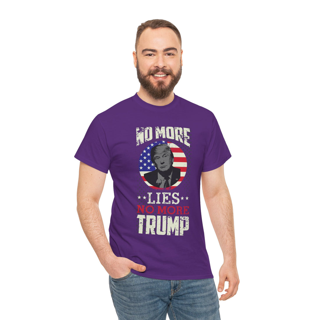 No More Lies Trump Unisex Heavy Cotton Tee