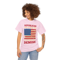 Republican Lies American Demise Unisex Heavy Cotton Tee