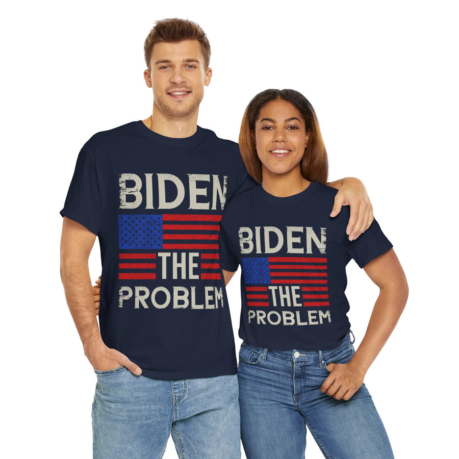 Biden The Problem Unisex Heavy Cotton Tee