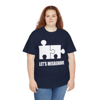 Let's Misbehave Unisex Heavy Cotton Tee