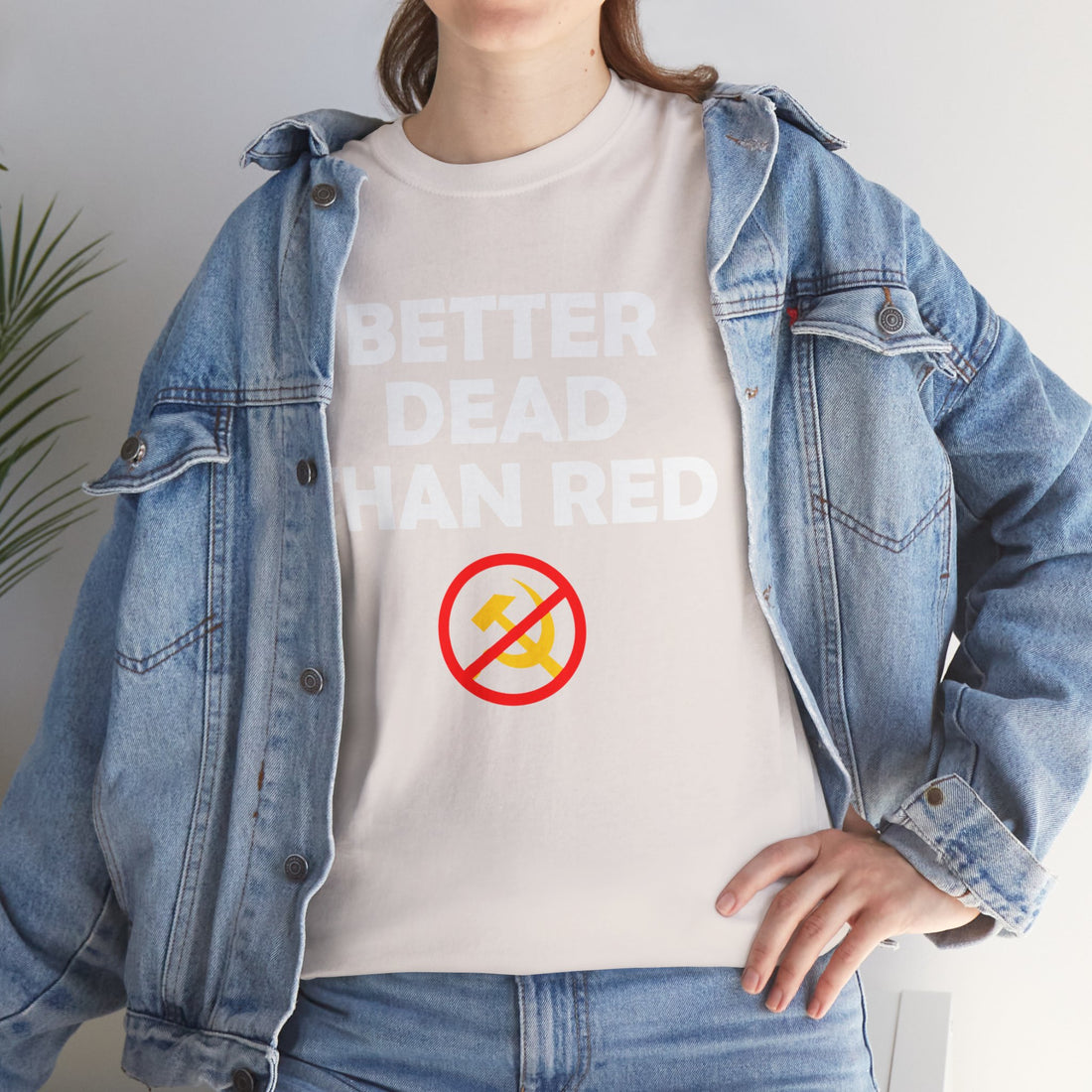 Better Dead Than Red Unisex Heavy Cotton Tee