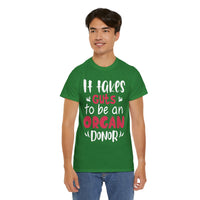 It Take Guts To Be An Organ Donor Unisex Heavy Cotton Tee