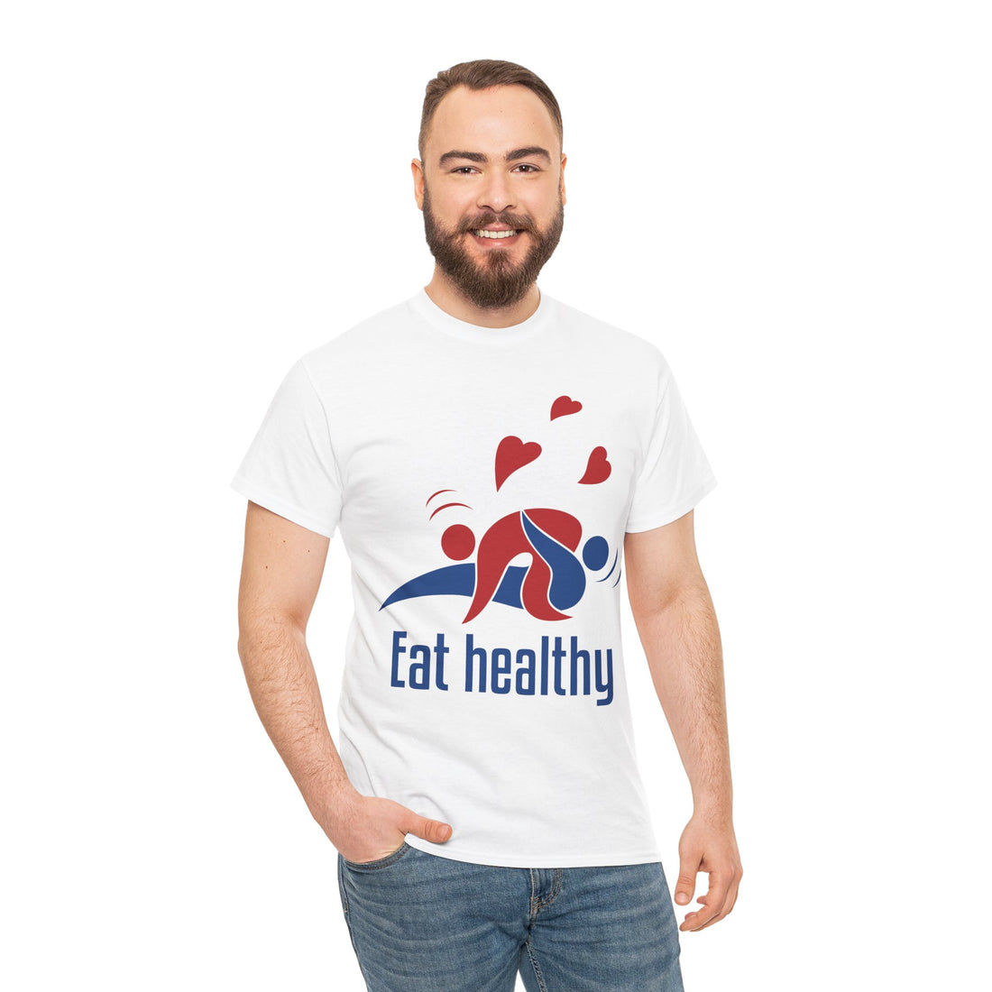 Eat Healthy Unisex Heavy Cotton Tee