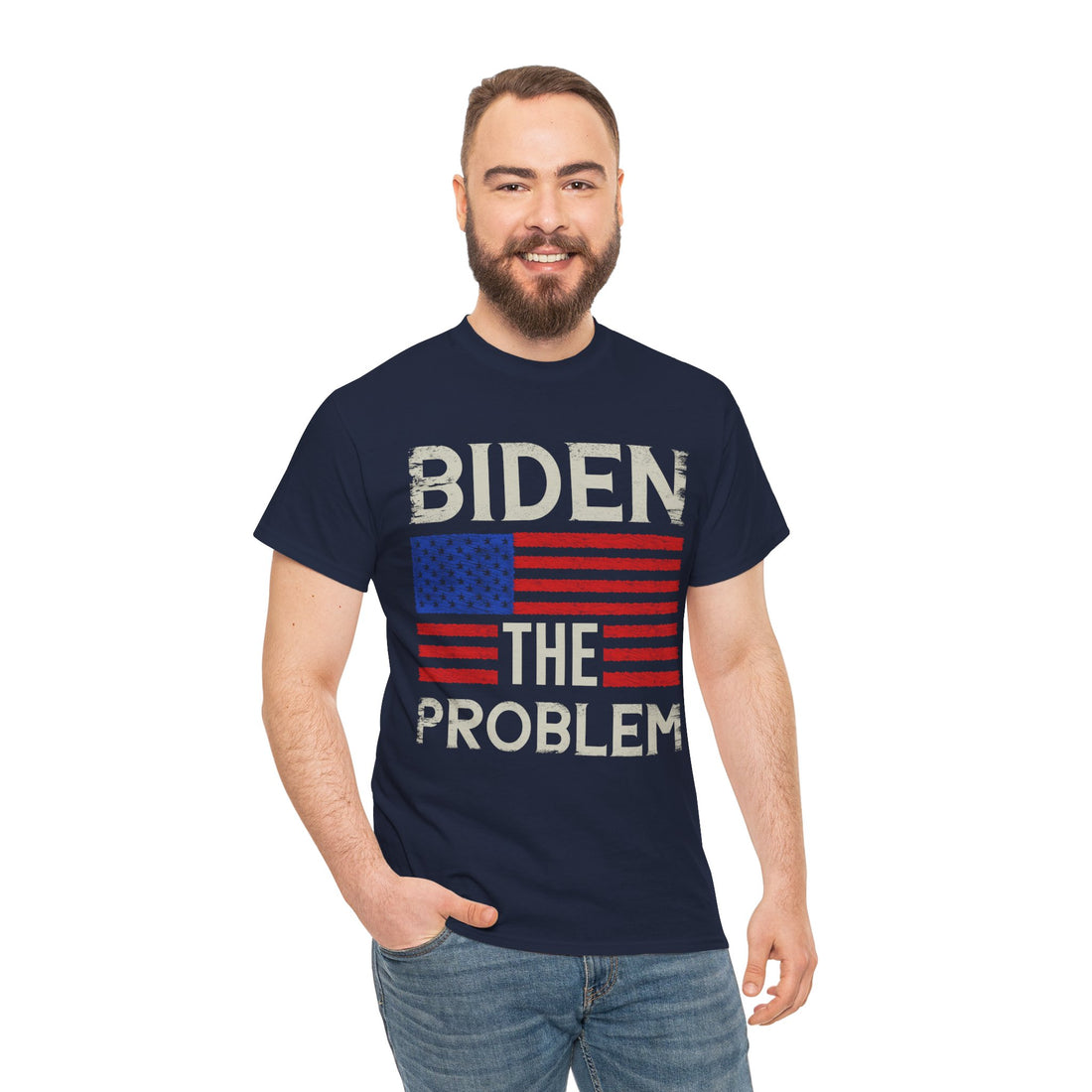 Biden The Problem Unisex Heavy Cotton Tee